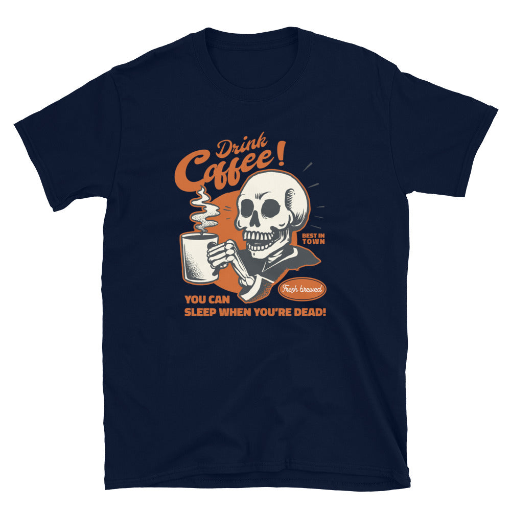 Coffee skeleton T-shirt