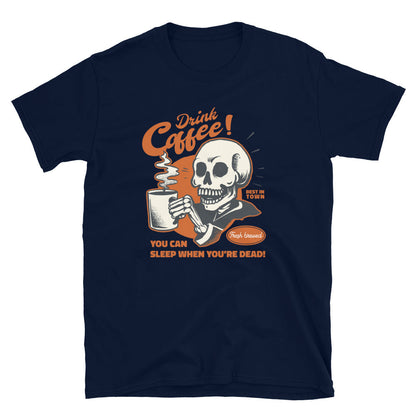 Coffee skeleton T-shirt