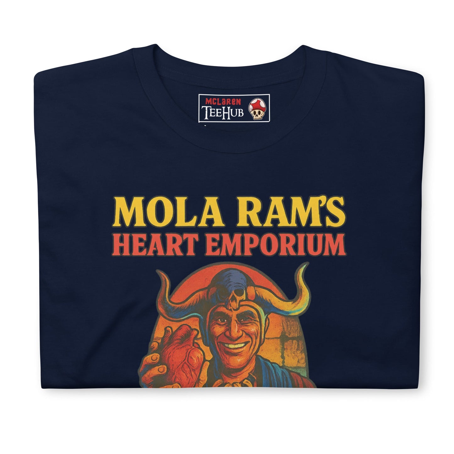 Mola Ram's Heart Emporium T-Shirt – Funny Indiana Jones Temple of Doom Parody Tee