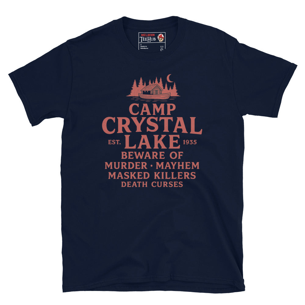 Camp Crystal Lake T-Shirt – Friday the 13th Horror Parody Tee