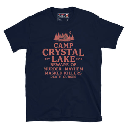 Camp Crystal Lake T-Shirt – Friday the 13th Horror Parody Tee