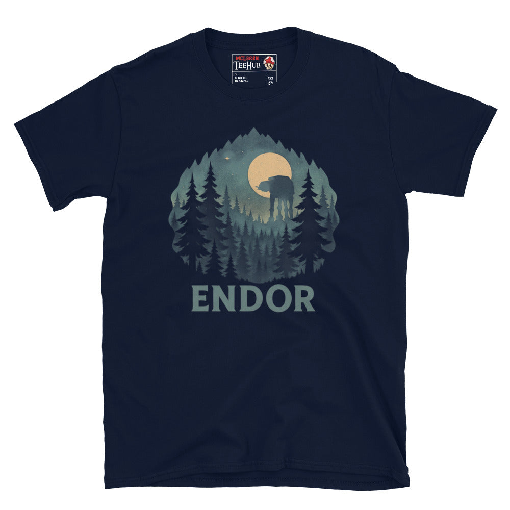 Endor Forest Moon T-Shirt – Star Wars Inspired Vintage Nature Design