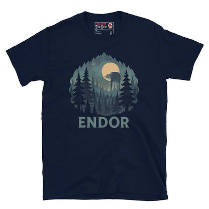 Endor Forest Moon T-Shirt – Star Wars Inspired Vintage Nature Design