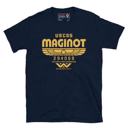 USCSS Maginot Weyland-Yutani T-Shirt – Alien Earth Retro Sci-Fi Tee