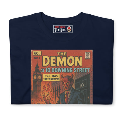 The Demon at 10 Downing Street Retro Comic T-Shirt