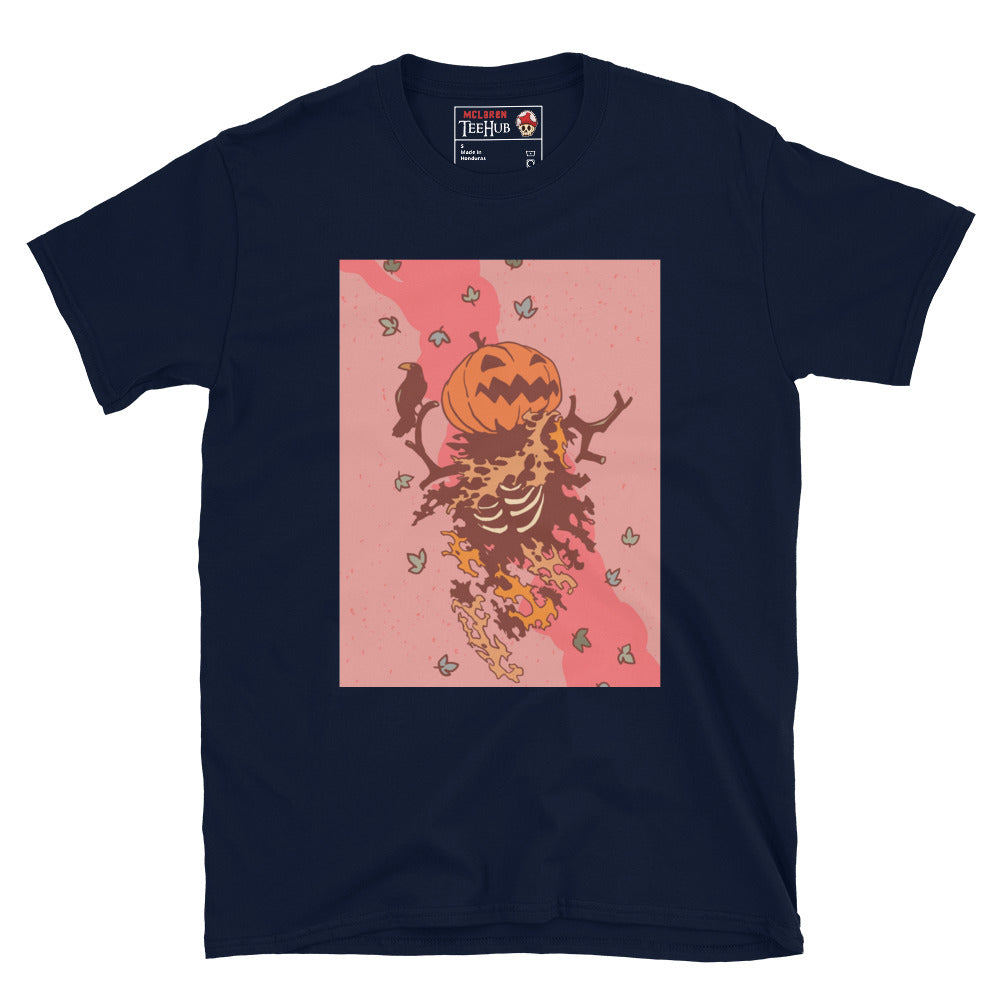 Pumpkin Skeleton Samhain Halloween T-Shirt