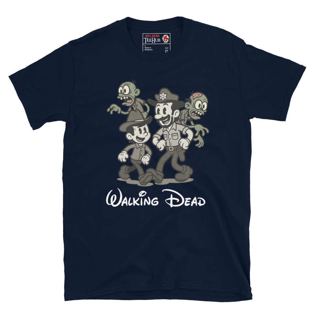 Walking Dead Retro Cartoon Zombie T-Shirt – Exclusive McLaren T-Hub Design