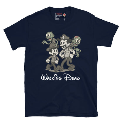 Walking Dead Retro Cartoon Zombie T-Shirt – Exclusive McLaren T-Hub Design