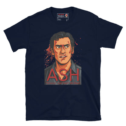 ASH WILLIAMS The Evil Dead Unisex T-Shirt Cult Horror Movie Hero Tee
