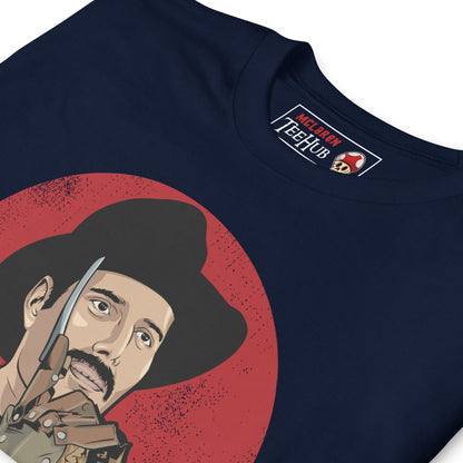 The Nightmare must go on, Freddy krueger, Freddie Mercury, Pop Culture Unisex T-Shirt