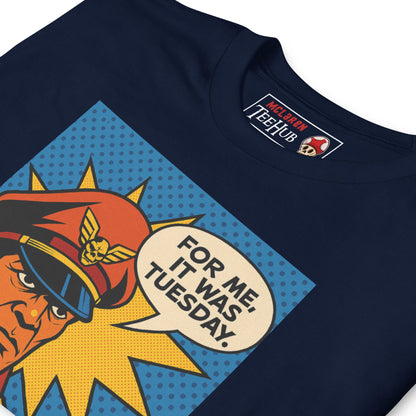 M. Bison “For Me, It Was Tuesday” T-Shirt – Street Fighter Retro Gamer Tee