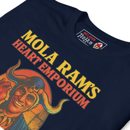 Mola Ram's Heart Emporium T-Shirt – Funny Indiana Jones Temple of Doom Parody Tee