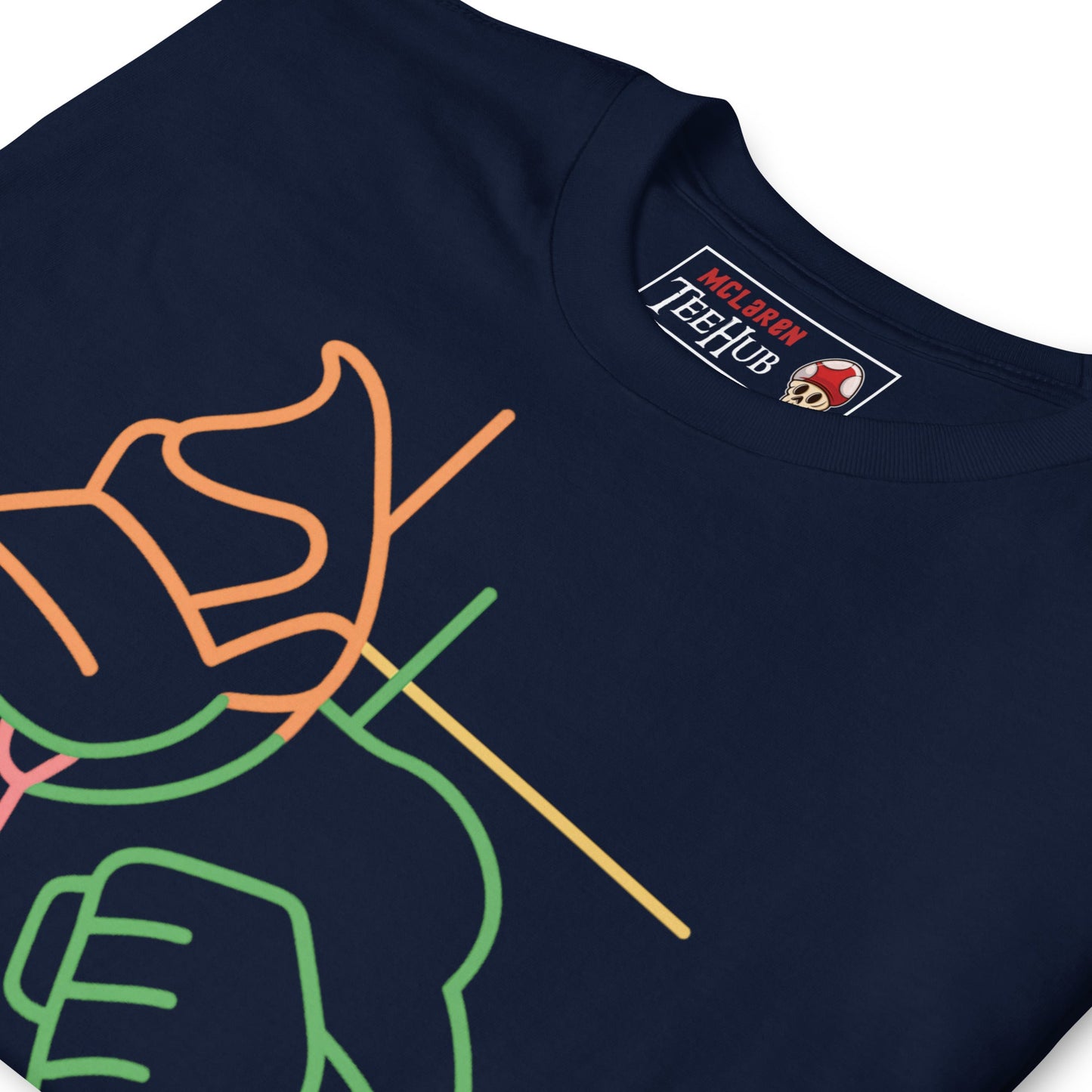 Neon Kong Line Art T-Shirt – Retro Gamer Style