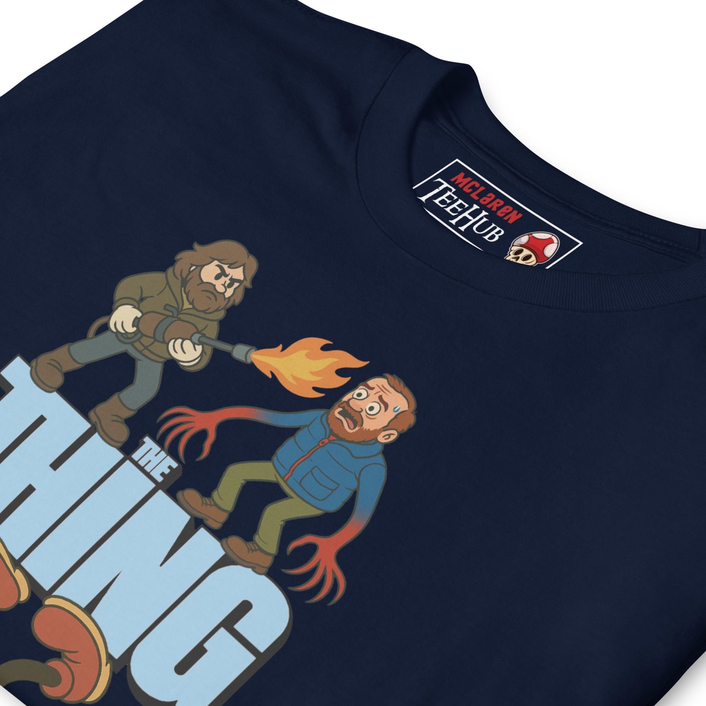 The Thing Cartoon Parody T-Shirt – Funny Retro Horror Design