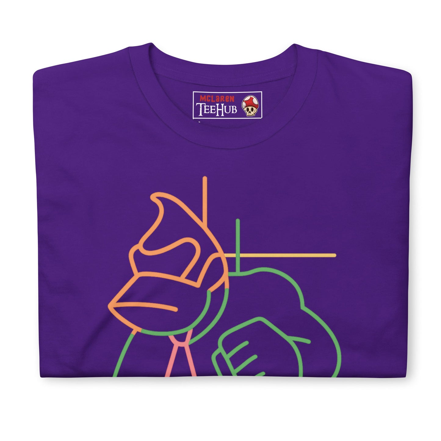 Neon Kong Line Art T-Shirt – Retro Gamer Style
