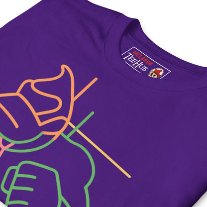 Neon Kong Line Art T-Shirt – Retro Gamer Style