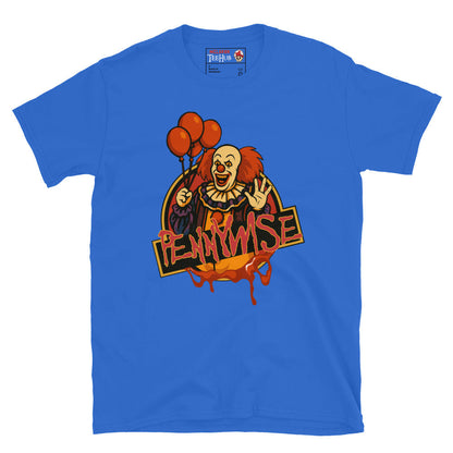 “Pennywise” Horror Clown T-Shirt – Creepy Killer Clown Graphic Tee