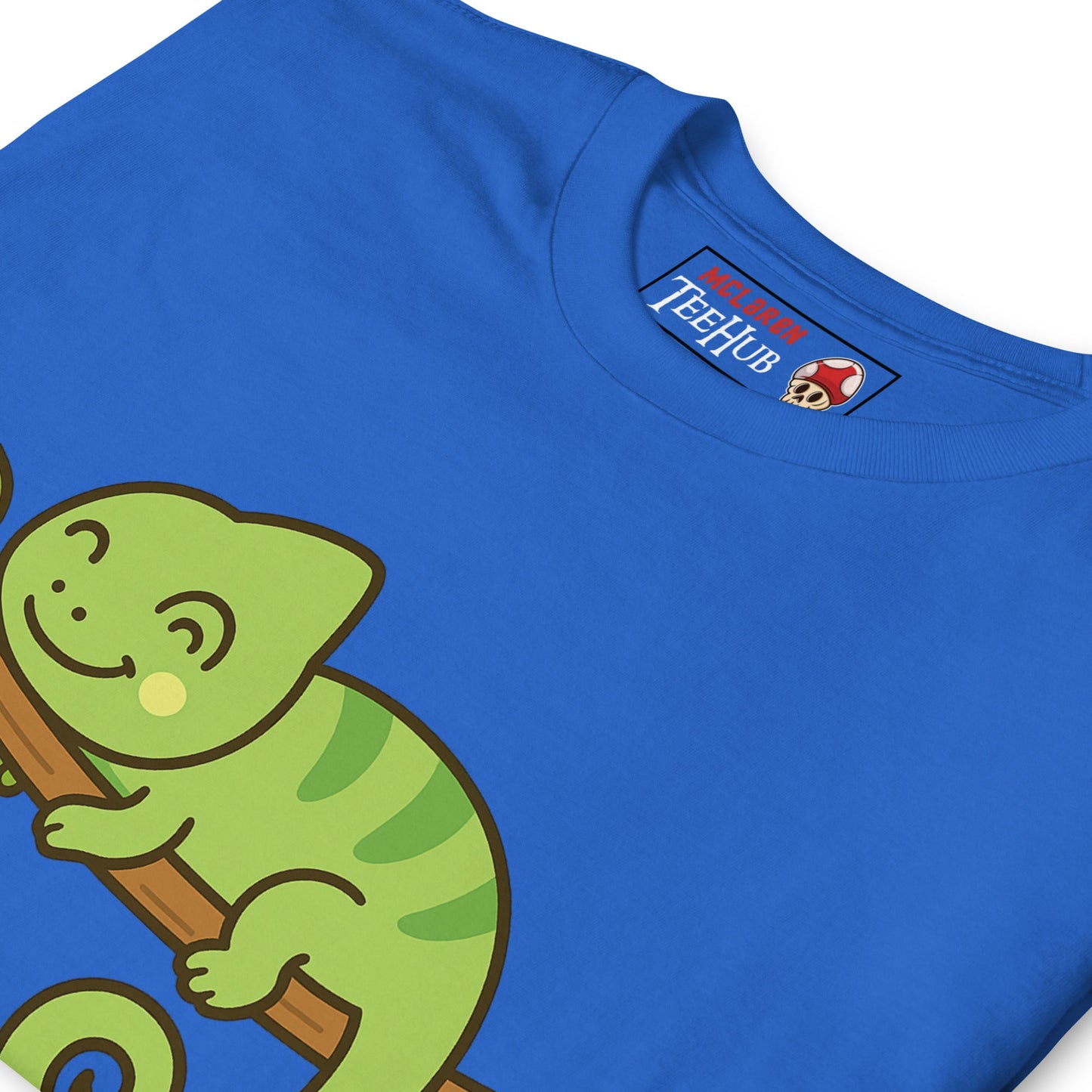 Cute Chameleon Cartoon T-Shirt – Funny Sleeping Lizard Tee