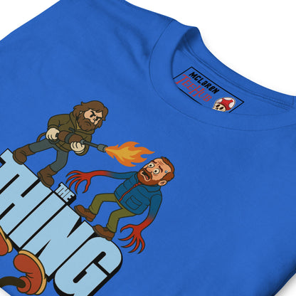 The Thing Cartoon Parody T-Shirt – Funny Retro Horror Design