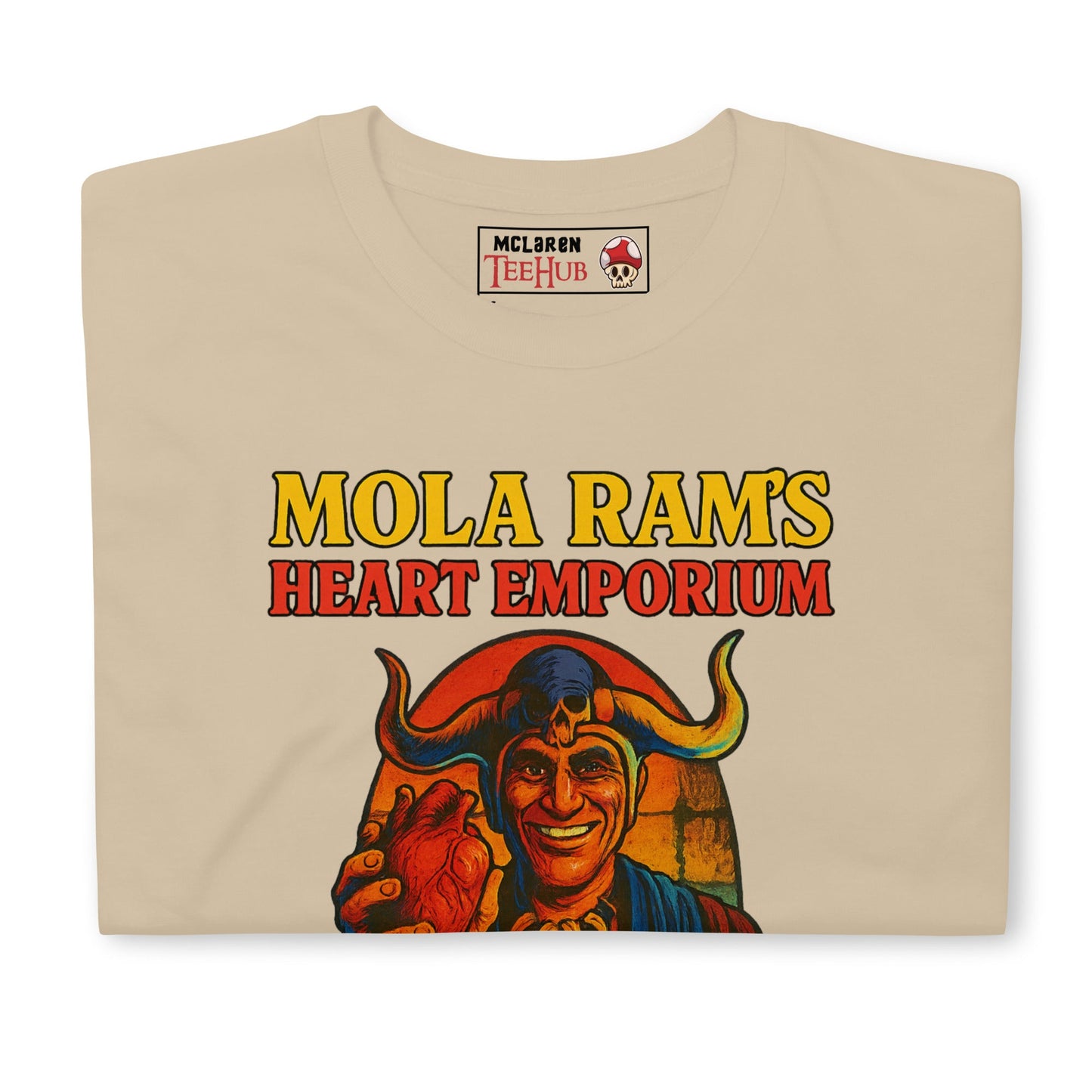 Mola Ram's Heart Emporium T-Shirt – Funny Indiana Jones Temple of Doom Parody Tee
