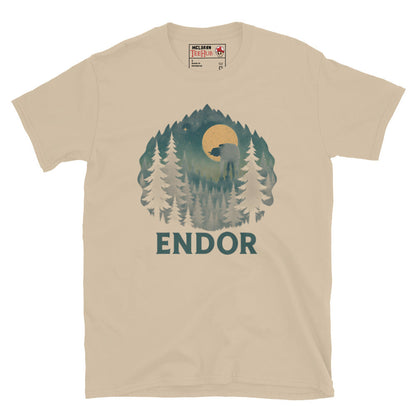 Endor Forest Moon T-Shirt – Star Wars Inspired Vintage Nature Design