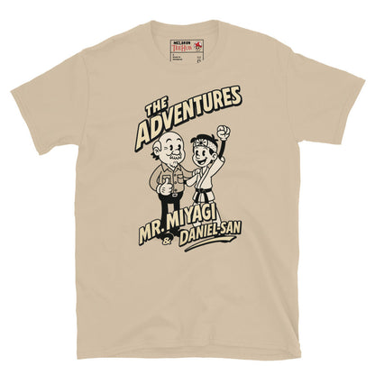 Retro Karate Kid T-Shirt – Mr. Miyagi & Daniel-San Vintage Cartoon Tee