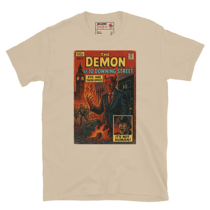 The Demon at 10 Downing Street Retro Comic T-Shirt