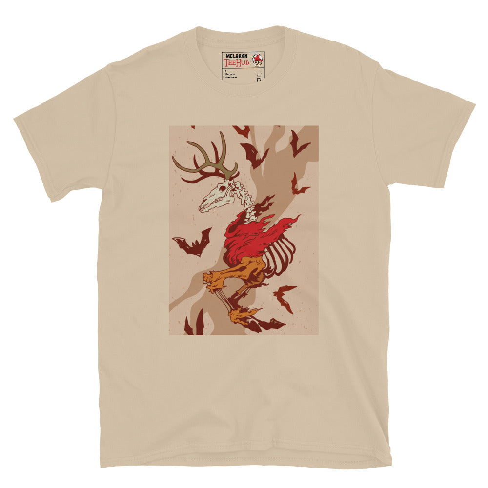 Wendigo Horror Halloween T-Shirt, Creepy Folklore Creature, McLaren T-Hub Exclusive