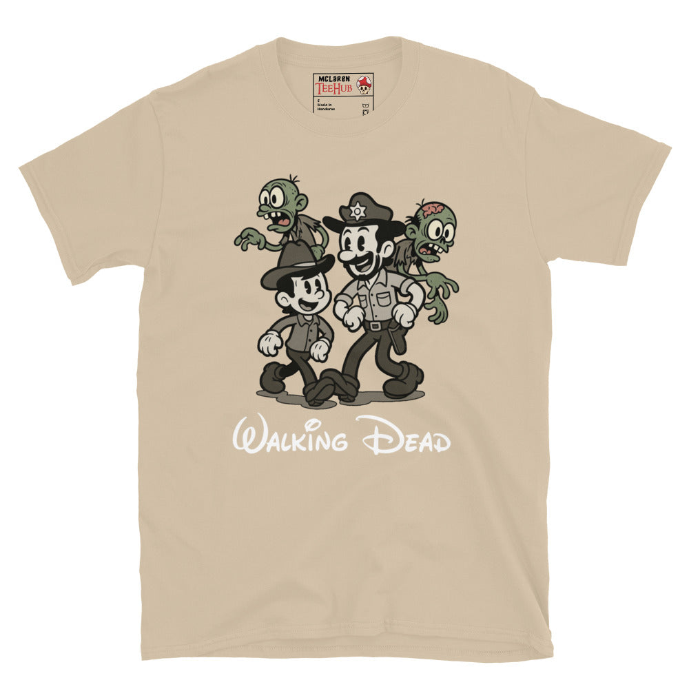 Walking Dead Retro Cartoon Zombie T-Shirt – Exclusive McLaren T-Hub Design