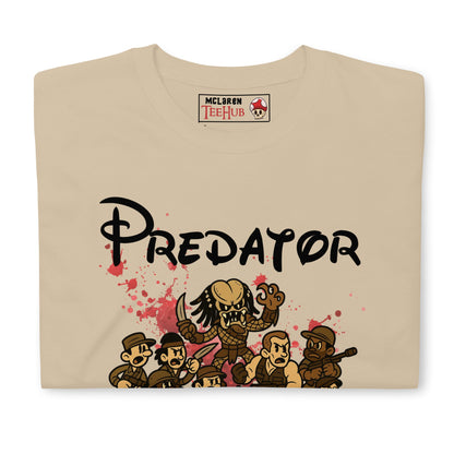 Predator Retro Cartoon T-Shirt – 80s Action Movie Tee