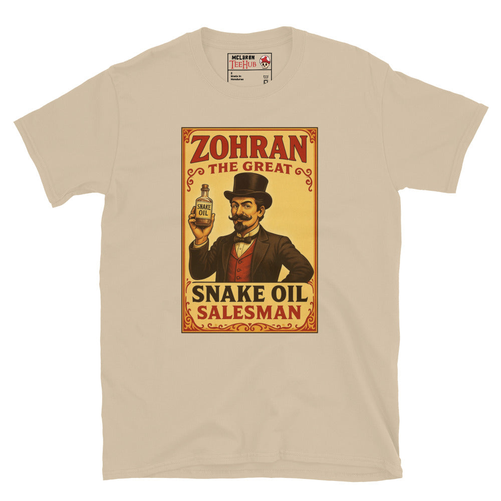 Zohran Snake Oil Salesman T-Shirt