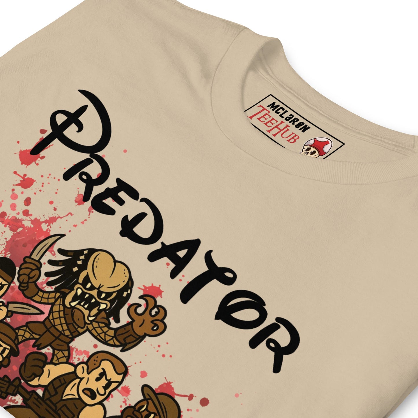 Predator Retro Cartoon T-Shirt – 80s Action Movie Tee