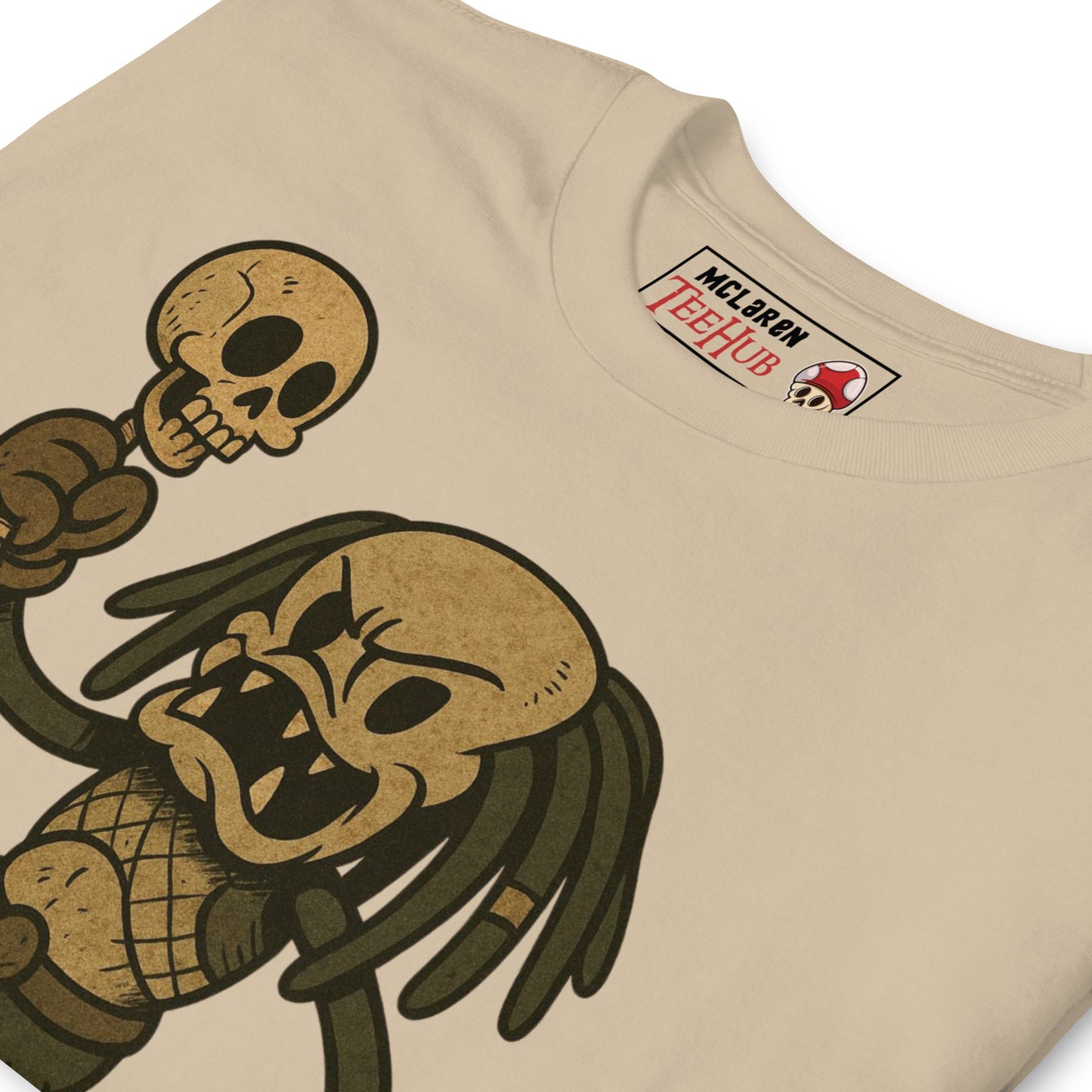 Predator Retro Cartoon T-Shirt, Rubber Hose 80s Action Movie