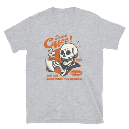 Coffee skeleton T-shirt