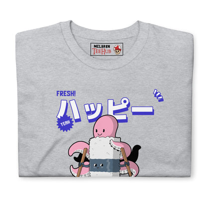 Funny Sushi Roll T-Shirt – I Like the Way You Roll Octopus Tee