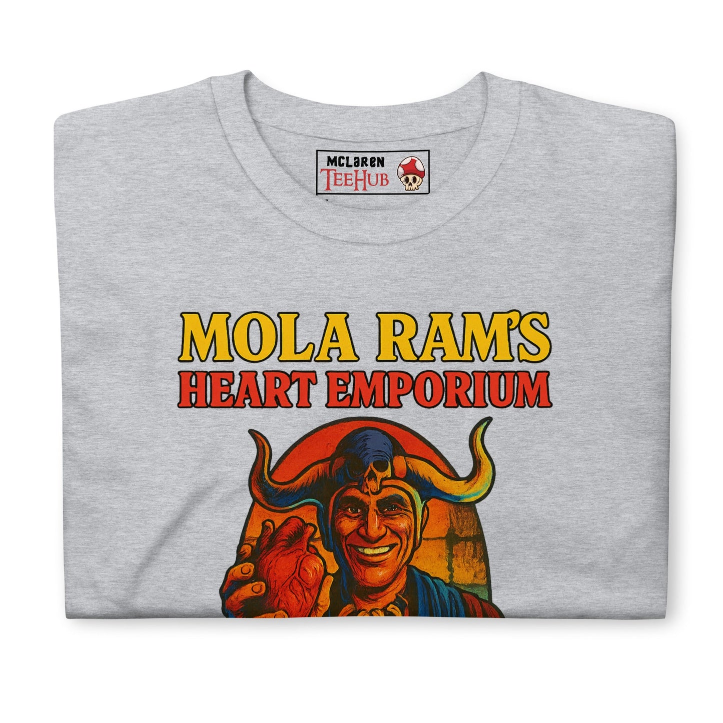 Mola Ram's Heart Emporium T-Shirt – Funny Indiana Jones Temple of Doom Parody Tee