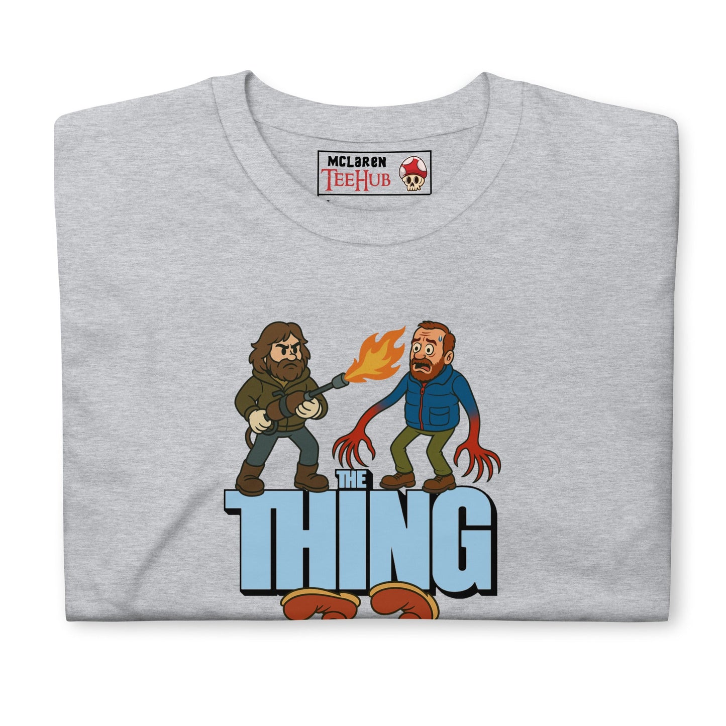 The Thing Cartoon Parody T-Shirt – Funny Retro Horror Design