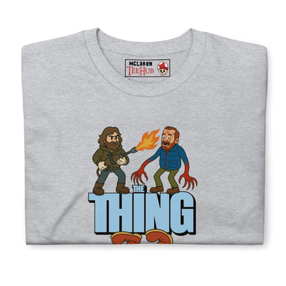 The Thing Cartoon Parody T-Shirt – Funny Retro Horror Design