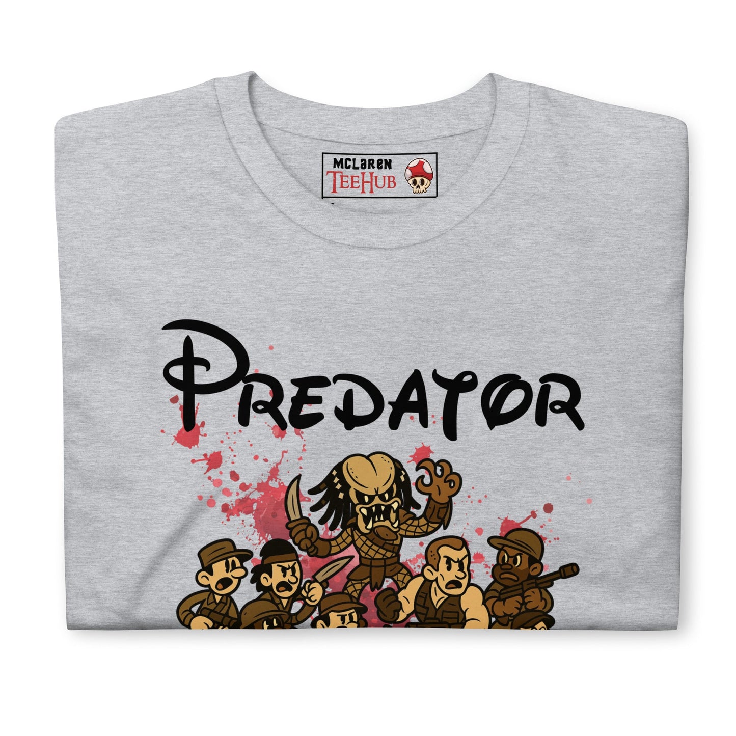 Predator Retro Cartoon T-Shirt – 80s Action Movie Tee