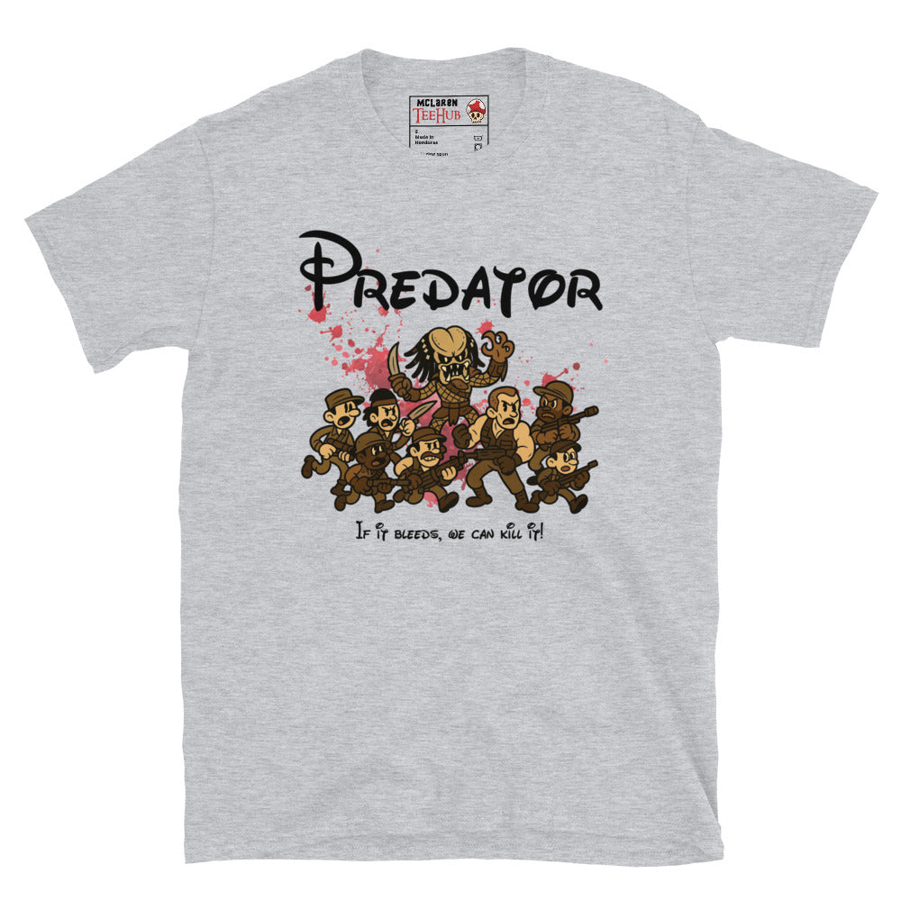 Predator Retro Cartoon T-Shirt – 80s Action Movie Tee