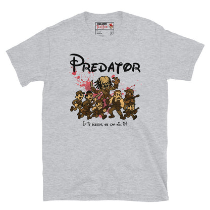 Predator Retro Cartoon T-Shirt – 80s Action Movie Tee