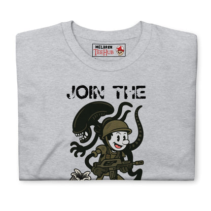 Aliens Join the Colonial Marines Retro T-Shirt
