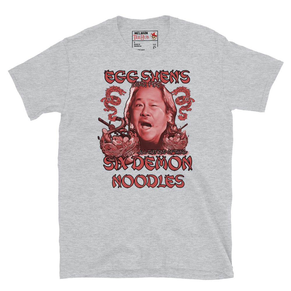 Big Trouble in Little China, Egg Shens six demon noodles.