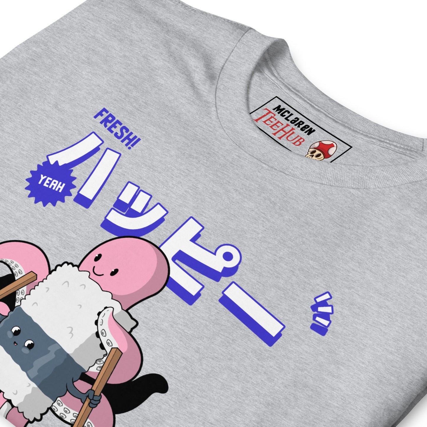 Funny Sushi Roll T-Shirt – I Like the Way You Roll Octopus Tee