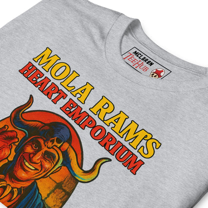 Mola Ram's Heart Emporium T-Shirt – Funny Indiana Jones Temple of Doom Parody Tee