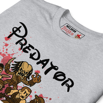Predator Retro Cartoon T-Shirt – 80s Action Movie Tee