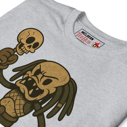 Predator Retro Cartoon T-Shirt, Rubber Hose 80s Action Movie