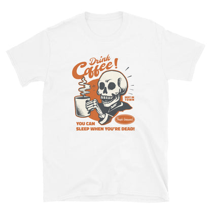 Coffee skeleton T-shirt