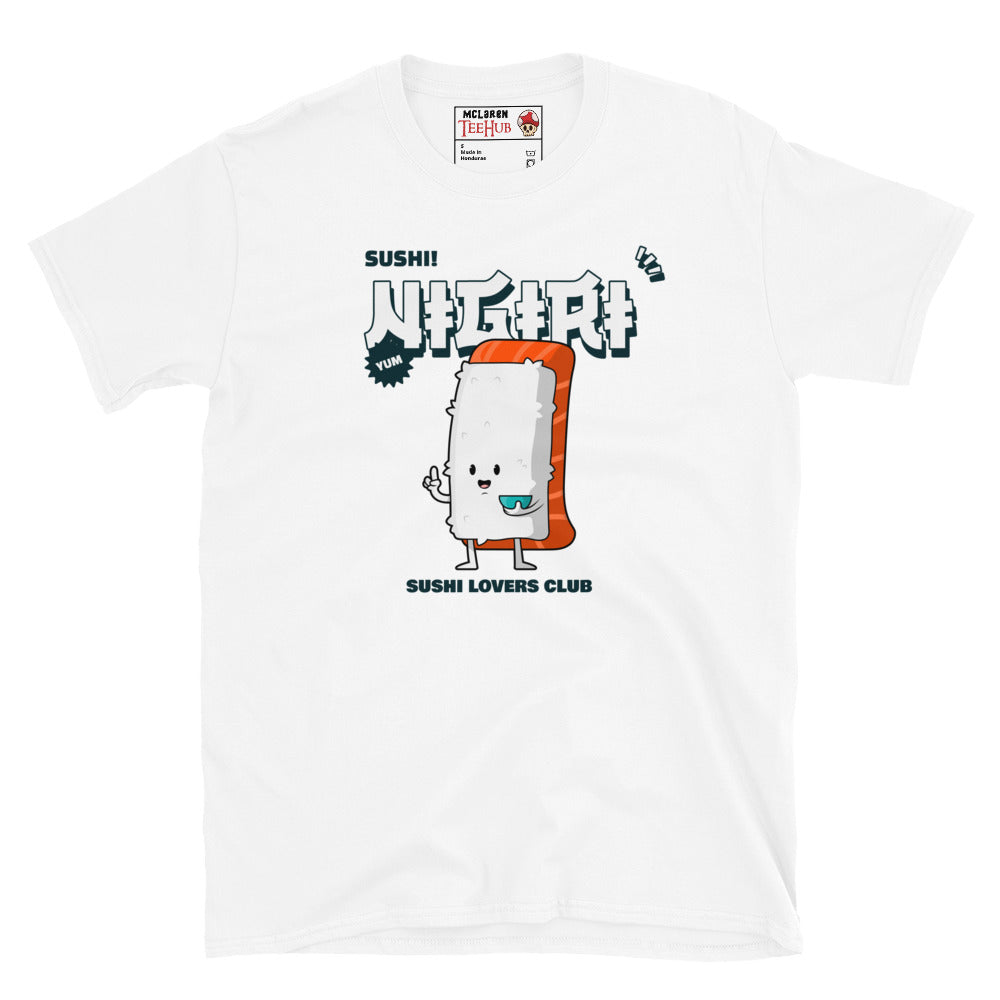 Nigiri Sushi Lovers Club T-Shirt – Funny Japanese Food Tee