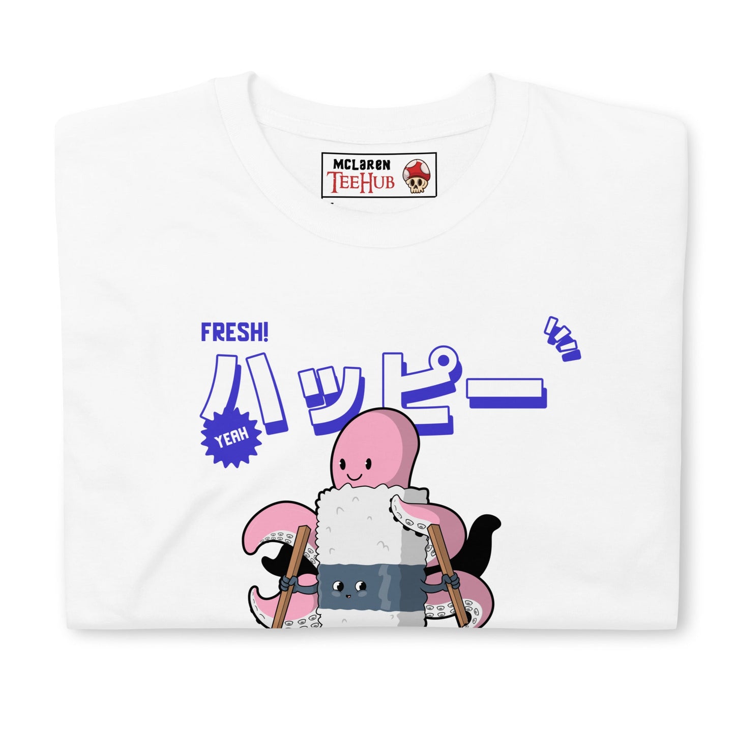 Funny Sushi Roll T-Shirt – I Like the Way You Roll Octopus Tee